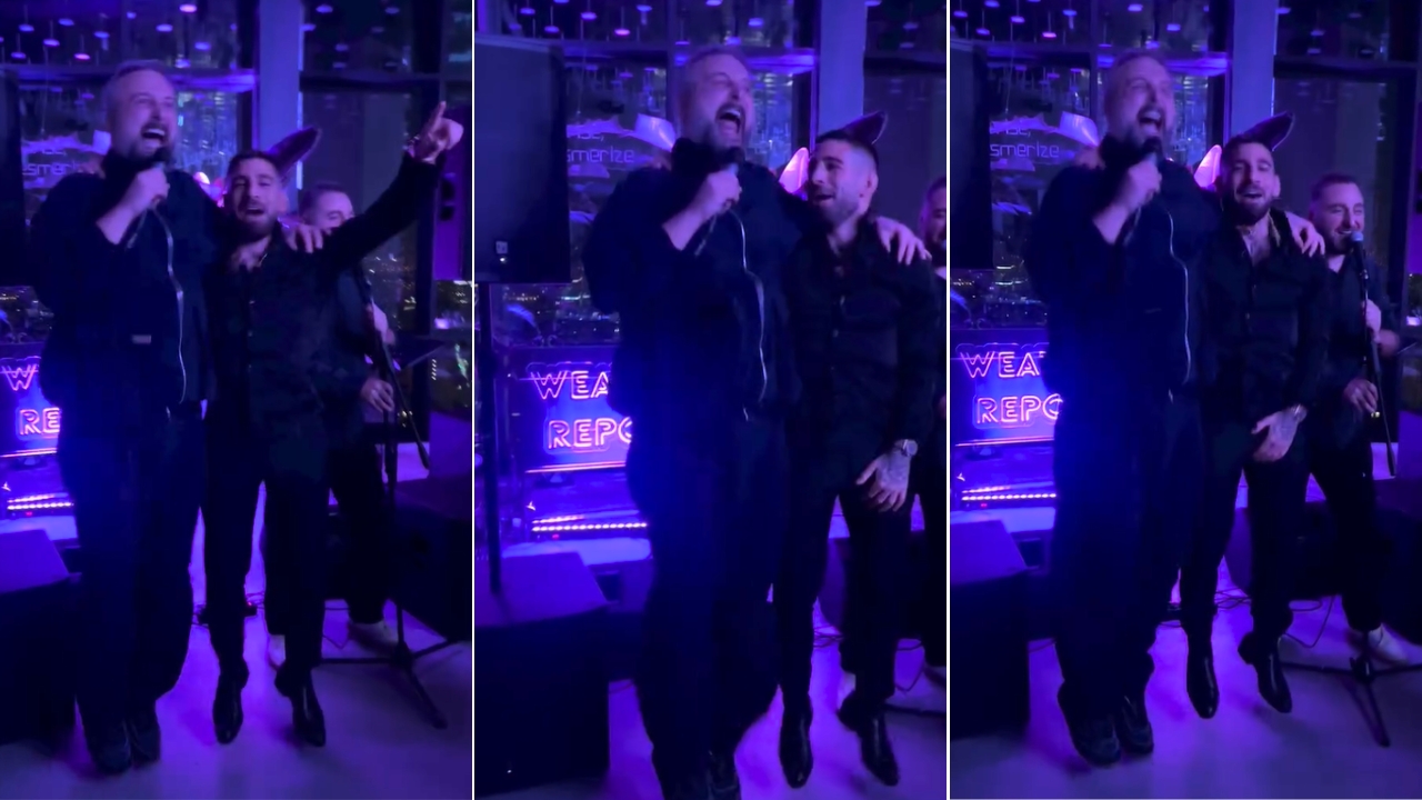 “საქართველოა” – საქართველოში მყოფი ილია თოფურია გიგი დედალამაზიშვილთან ერთად ცნობილ სიმღერაზე აცეკვდა