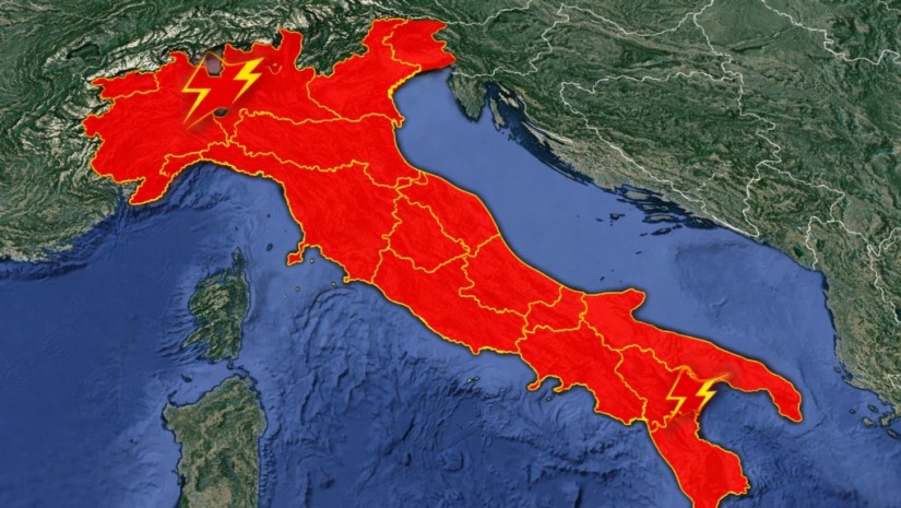 მეტეოროლოგების საგანგებო გაფრთხილება – იტალიას რთული კვირა ელის